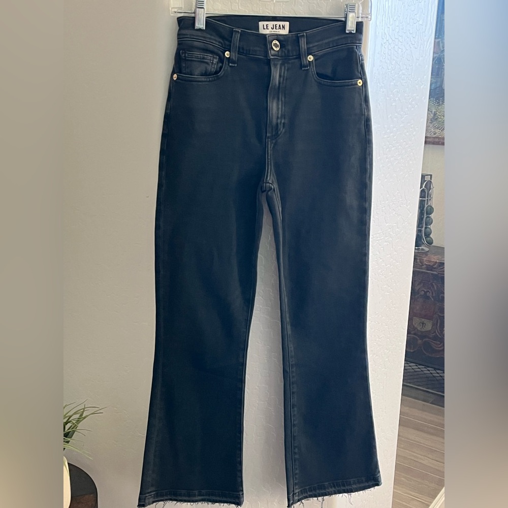 Le Jean Bella Crop Flare Jeans